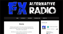 Desktop Screenshot of fxalternativeradio.com