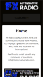 Mobile Screenshot of fxalternativeradio.com