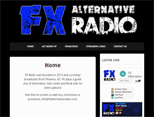 Tablet Screenshot of fxalternativeradio.com